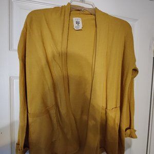 Billabong Long Sleeve Mustard Yellow Sweater Size S